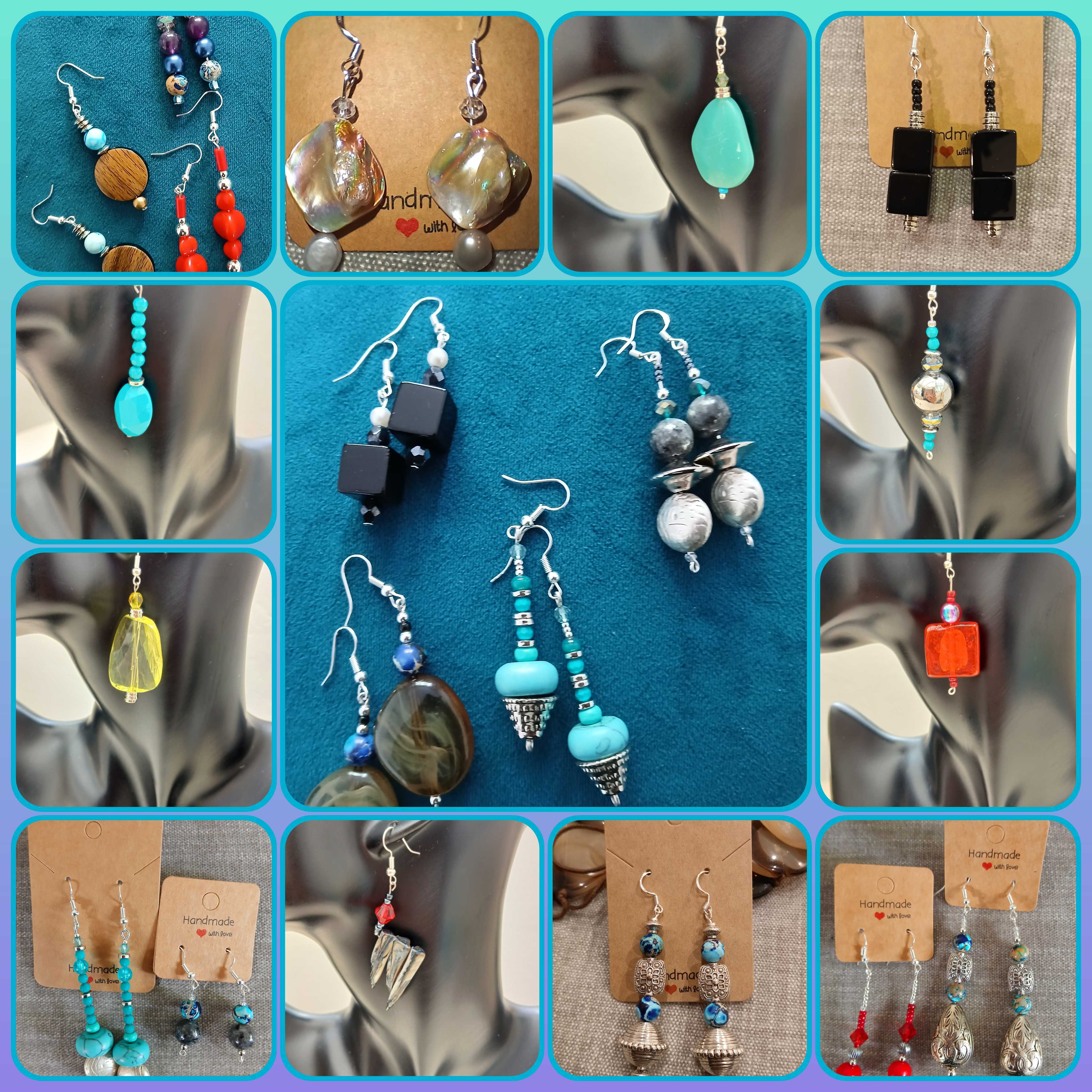 Earring lookbook collage